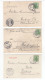 1903- 1904 Südschwarzwald  Feldberg Drei Postkarten Mit Div. Ansichten:  Feldsee Mit Seebuck, Skiläufer Seesträssle Etc - Feldberg