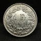 1 FRANC ARGENT 1928 B BERNE HELVETIA DEBOUT / SUISSE / SILVER - 1 Franc