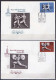 USSR Russia 1977 Olympic Games Moscow, Wrestling, Judo, Boxing, Weightlifting Set Of 5 On 5 FDC - Zomer 1980: Moskou