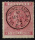 1867-83 5s Rose (plate 1) Wmk Maltese Cross, SG 126, Used With Superb Seething Lane MY 15 74 Cds Cancellation. Cat ?675. - Andere & Zonder Classificatie