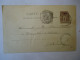 FRANCE   POSTCARDS  BREZOLLES   1904 2 STAMPS - Altri & Non Classificati