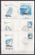 USSR Russia 1978 Olympic Games Moscow, Sailing Set Of 5 + S/s On 6 FDC - Zomer 1980: Moskou