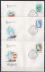 USSR Russia 1978 Olympic Games Moscow, Sailing Set Of 5 + S/s On 6 FDC - Summer 1980: Moscow