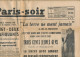 PARIS-SOIR, Vendredi 3 Octobre 1941, N° 446, Brevannes, Lisieux, Japon, Trafiquants, Cassy, Salon D'Automne, Maréchal... - Allgemeine Literatur