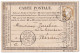 FRANCE - 1876 (16/09) Yv.55 Obl. TàD "VILLENEUVE-SUR-LOT" Sur CP Précurseur Pour NÉRAC (Lot-&-Garonne) - 1849-1876: Période Classique