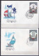 USSR Russia 1980 Olympic Games Moscow, Tourism Set Of 10 On 10 FDC - Summer 1980: Moscow