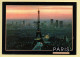 Coucher De Soleil : La Tour Eiffel Au Petit Matin / Paris (voir Scan Recto/verso) - Contre La Lumière