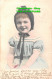 R420740 Little Girl With A Hat. Postcard. 1904 - World