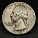 WASHINGTON QUARTER DOLLAR ARGENT 1946 PHILADELPHIE USA / SILVER / 1/4 $ - 1932-1998: Washington