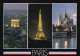 Paris L Arc De Triomphe La Tour Eiffel Notre Dame - Multi-vues, Vues Panoramiques