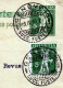 Swiss Belle-Époque Correspondence Card Seals Geneve Succ. Fusterie 9.04.1910 German Export Review BERLIN - Stamped Stationery