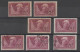 YT 256, LOT 7 TIMBRE "SOURIRE DE REIMS ", 2X**/ 2X*/ 3XOBLITERE  STAMPS BRIEFMARKEN - Unused Stamps