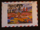 F2 B POLYNESIE   LETTRE GAUGUIN  1993 PETIT BUREAU  MAHINA A TOULON FRANCE  + AFF. INTERESSANT+++ - Briefe U. Dokumente