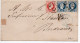 Autriche : 5 Kr + 10 Kr X2 Sur Lettre De 1875 Pour La France - Briefe U. Dokumente