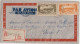 GUYANE - 1938 - POSTE AERIENNE - ENVELOPPE RECOMMANDEE PAR AVION De CAYENNE => PARIS - Briefe U. Dokumente