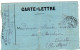 1916  CARTE LETTRE  Envoyée à CERESTE 04  Voir Recto Verso - Letter Cards