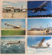 6 Cartes Postales D'avions : Japan Air Lines,TWA, BEA, Air India, SABENA, LUXAIR - Editions P.I. - 1946-....: Ere Moderne