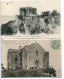 LOT 2 CPA * ( Environs De Royan ) EGLISE De TALMONT Et L'ENCEINTE ( Animées ) Editeur LL & Collection Victor Billaud - Andere & Zonder Classificatie