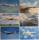 6 Cartes Postales D'avions : Air France, UTA, Air Inter - Editions P.I. - 1946-....: Modern Tijdperk