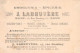 MACON (Saône-et-Loire) - Droguerie J. Labruyère, 15 Rue Dombey - Publicité Au Verso (2 Scans) - Macon