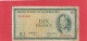 GRAND-DUCHE DE LUXEMBOURG  .  10 FRANCS  .  N°  H 848400   .  2 SCANNES  .  BILLET USITE - Luxembourg