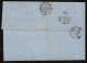 Martinique 1872 Lettre Entière Avec N°9 Et 13 Oblitéré De St Pierre. - Lettres & Documents
