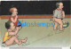 228995 ART ARTE HUMOR CHILDREN PEEING AND THE BLOWPOWER BREAK CIRCULATED TO ARGENTINA POSTAL POSTCARD - Non Classificati