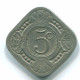 5 CENTS 1965 NIEDERLÄNDISCHE ANTILLEN Nickel Koloniale Münze #S12452.D.A - Netherlands Antilles
