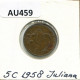 5 CENTS 1958 NÉERLANDAIS NETHERLANDS Pièce #AU459.F.A - 1948-1980 : Juliana