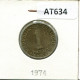 1 SCHILLING 1974 ÖSTERREICH AUSTRIA Münze #AT634.D.A - Autriche