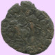 LATE ROMAN IMPERIO Follis Antiguo Auténtico Roman Moneda 2.2g/17mm #ANT2020.7.E.A - The End Of Empire (363 AD Tot 476 AD)