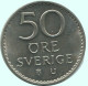 50 ORE 1966 SCHWEDEN SWEDEN Münze #AC727.2.D.A - Suède