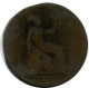 PENNY 1881 UK GBAN BRETAÑA GREAT BRITAIN Moneda #AZ773.E.A - D. 1 Penny