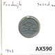 50 CENTIMES 1943 FRANKREICH FRANCE Französisch Münze #AX590.D.A - 50 Centimes