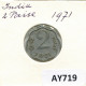 2 PAISE 1971 INDIA Coin #AY719.U.A - India