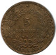 5 CENTIMES 1889 A FRANCIA FRANCE Moneda #AM960.E.A - 5 Centimes