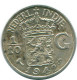 1/10 GULDEN 1942 NETHERLANDS EAST INDIES SILVER Colonial Coin #NL13945.3.U.A - Dutch East Indies