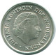 1/10 GULDEN 1970 NETHERLANDS ANTILLES SILVER Colonial Coin #NL12965.3.U.A - Nederlandse Antillen
