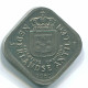 5 CENTS 1980 ANTILLAS NEERLANDESAS Nickel Colonial Moneda #S12322.E.A - Niederländische Antillen
