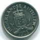 10 CENTS 1971 ANTILLAS NEERLANDESAS Nickel Colonial Moneda #S13434.E.A - Niederländische Antillen