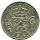 1/10 GULDEN 1945 P NIEDERLANDE OSTINDIEN SILBER Koloniale Münze #NL14196.3.D.A - Niederländisch-Indien