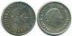 1/4 GULDEN 1967 ANTILLAS NEERLANDESAS PLATA Colonial Moneda #NL11603.4.E.A - Niederländische Antillen