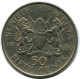 50 SHILLINGS 1980 KENYA Moneda #AZ203.E.A - Kenia