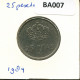 25 PESETAS 1984 SPANIEN SPAIN Münze #BA007.D.A - 25 Peseta