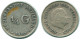 1/4 GULDEN 1960 NIEDERLÄNDISCHE ANTILLEN SILBER Koloniale Münze #NL11088.4.D.A - Netherlands Antilles