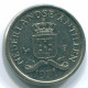 10 CENTS 1971 NETHERLANDS ANTILLES Nickel Colonial Coin #S13440.U.A - Nederlandse Antillen