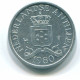 1 CENT 1980 ANTILLES NÉERLANDAISES Aluminium Colonial Pièce #S11186.F.A - Antilles Néerlandaises