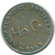 1/10 GULDEN 1962 ANTILLAS NEERLANDESAS PLATA Colonial Moneda #NL12441.3.E.A - Nederlandse Antillen