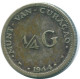 1/4 GULDEN 1944 CURACAO NIEDERLANDE SILBER Koloniale Münze #NL10699.4.D.A - Curaçao