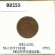 50 CENTIMES 1953 DUTCH Text BELGIEN BELGIUM Münze #BB155.D.A - 50 Cent
